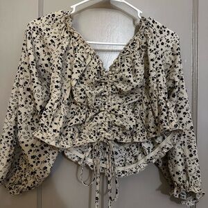 Floral Print Women's Top